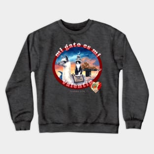 My Peruvian Valentine Cat Tuxedo Life 03T Crewneck Sweatshirt